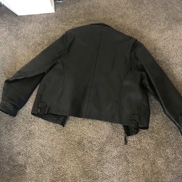 Mens Leather Coat - Picture 3 of 6